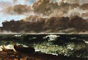 Gustave Courbet The Stormy Sea(or The Wave Sweden oil painting artist